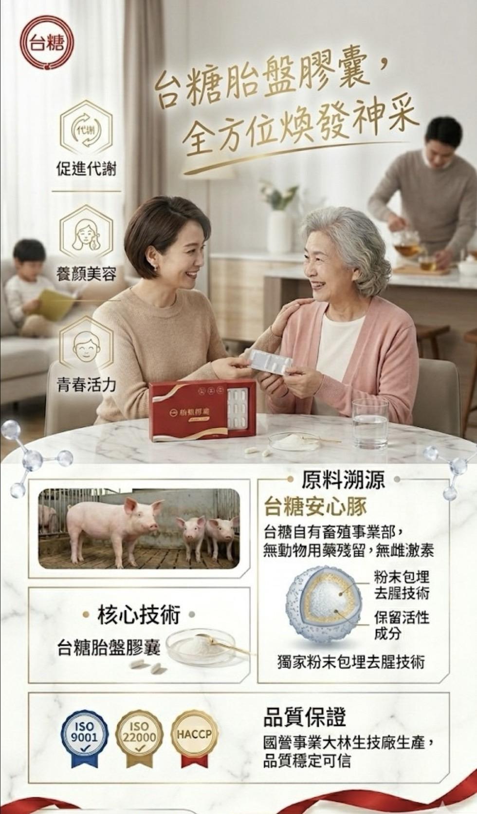 益升發健康生活館,台糖胎盤膠囊